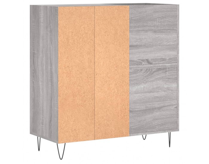 Sonata H Шкаф за винилови плочи сив сонома 84,5x38x89 см инженерно дърво