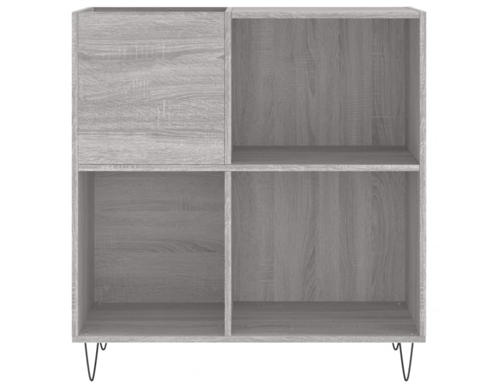 Sonata H Шкаф за винилови плочи сив сонома 84,5x38x89 см инженерно дърво