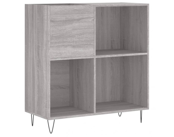 Sonata H Шкаф за винилови плочи сив сонома 84,5x38x89 см инженерно дърво