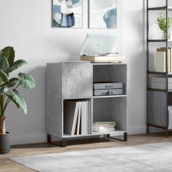 Sonata H Шкаф за грамофонни плочи сив 84,5x38x89 см инженерно дърво - ТВ шкафове