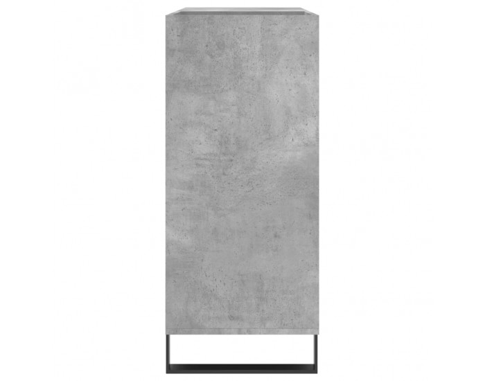 Sonata H Шкаф за грамофонни плочи сив 84,5x38x89 см инженерно дърво