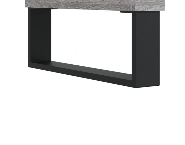 Sonata H Шкаф за винилови плочи сив сонома 84,5x38x89 см инженерно дърво