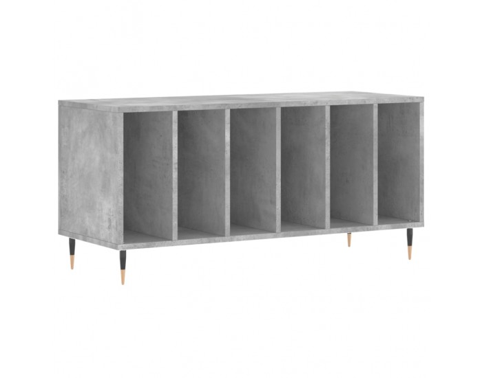 Sonata H Шкаф за винилови плочи бетонно сив 100x38x48 см инженерно дърво Sonata H Шкаф за винилови плочи бетонно сив 100x38x48 см инженерно дърво