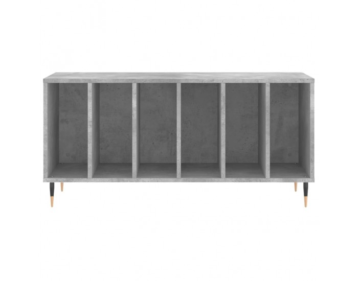 Sonata H Шкаф за винилови плочи бетонно сив 100x38x48 см инженерно дърво Sonata H Шкаф за винилови плочи бетонно сив 100x38x48 см инженерно дърво