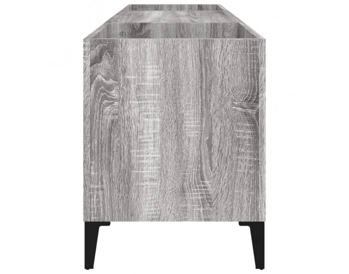 Sonata H Шкаф за винилови плочи сив сонома 121x38x48 см инженерно дърво