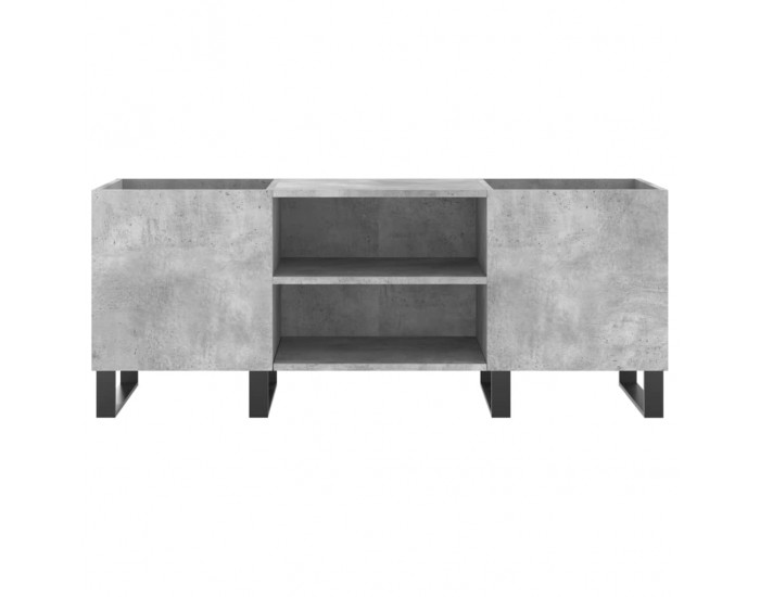 Sonata H Шкаф за грамофонни плочи сив 121x38x48 см инженерно дърво