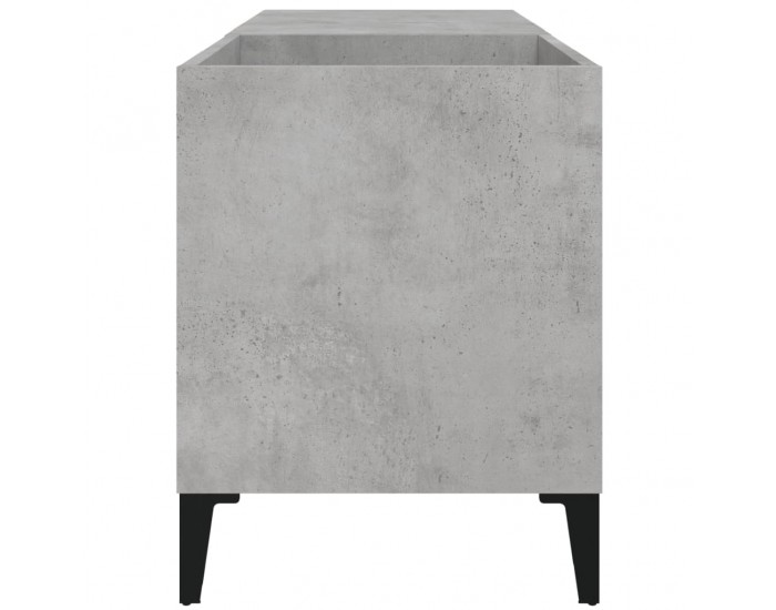 Sonata H Шкаф за грамофонни плочи сив 84,5x38x48 см инженерно дърво