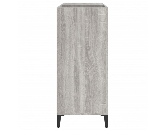 Sonata H Шкаф за винилови плочи сив сонома 84,5x38x89 см инженерно дърво