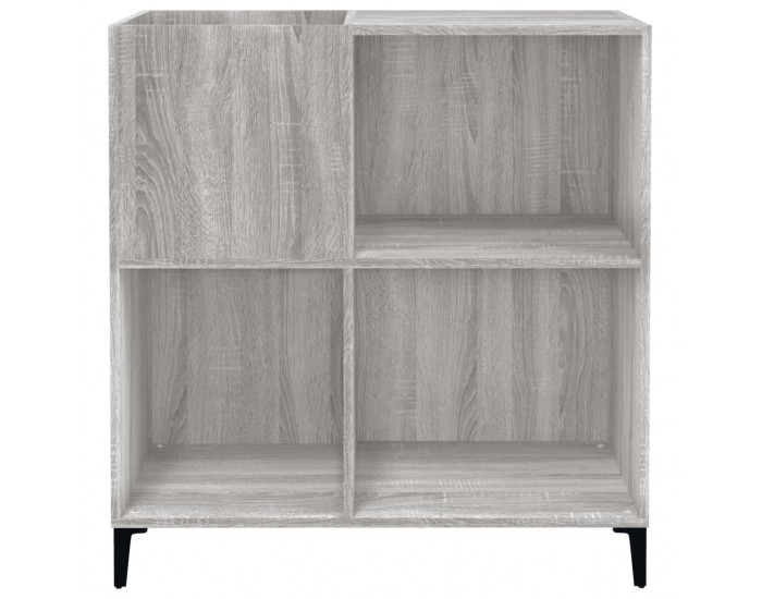 Sonata H Шкаф за винилови плочи сив сонома 84,5x38x89 см инженерно дърво
