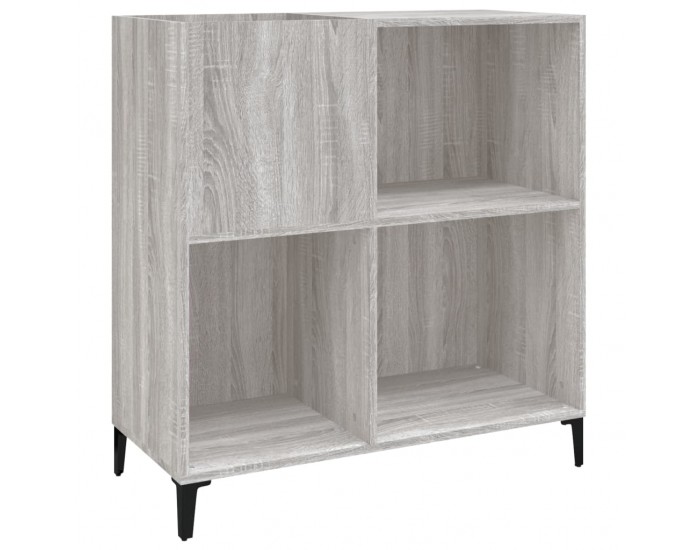 Sonata H Шкаф за винилови плочи сив сонома 84,5x38x89 см инженерно дърво