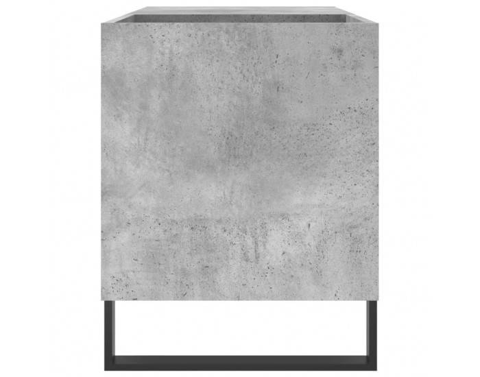 Sonata H Шкаф за винилови плочи бетонно сив 85x38x48 см инженерно дърво