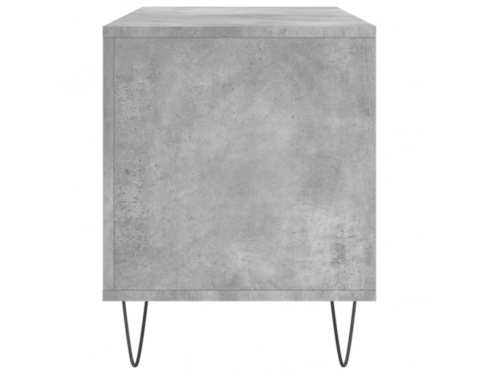 Sonata H Шкаф за винилови плочи бетонно сив 100x38x48 см инженерно дърво