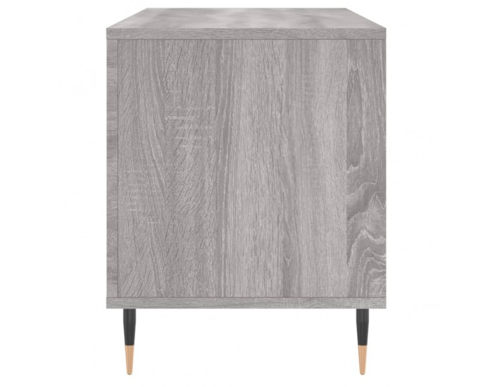 Sonata H Шкаф за винилови плочи сив сонома 100x38x48 см инженерно дърво