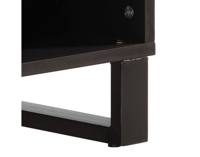 Sonata H ТВ шкаф, 100x34x46 см, грубо мангово дърво масив