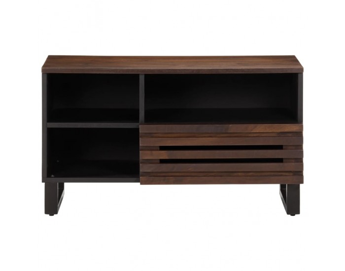 Sonata H ТВ шкаф, кафяв, 80x34x46 см, масивно мангово дърво