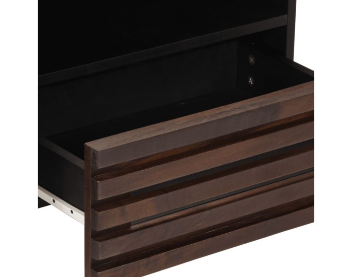 Sonata H ТВ шкаф, кафяв, 80x34x46 см, масивно мангово дърво