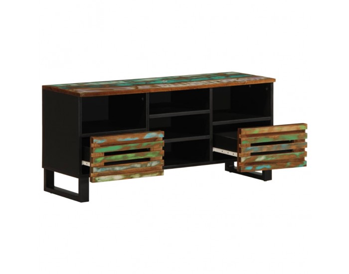 Sonata H ТВ шкаф, 100x34x46 см, масивно акациево дърво