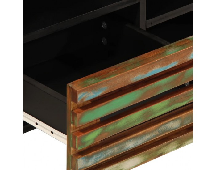 Sonata H ТВ шкаф, 100x34x46 см, масивно акациево дърво