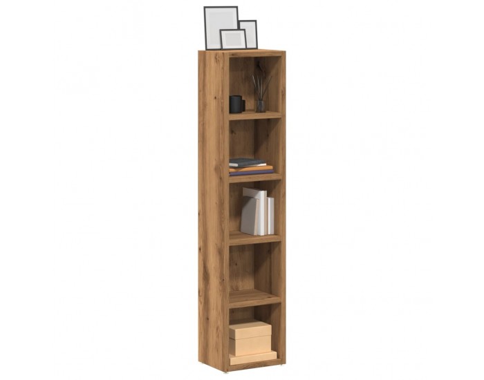 Sonata H CD шкафове, 2 бр, дъб артизан, 21x16x93,5 см, инженерно дърво Sonata H CD шкафове, 2 бр, дъб артизан, 21x16x93,5 см, инженерно дърво