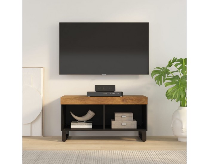 Sonata H ТВ шкаф, 85x33x43,5 см, масивно мангово дърво