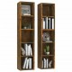Sonata H CD шкафове, 2 бр, опушен дъб, 21x16x93,5 см, инженерно дърво Sonata H CD шкафове, 2 бр, опушен дъб, 21x16x93,5 см, инженерно дърво