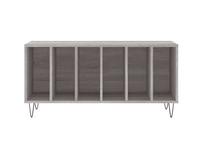Sonata H Шкаф за винилови плочи сив сонома 100x38x48 см инженерно дърво