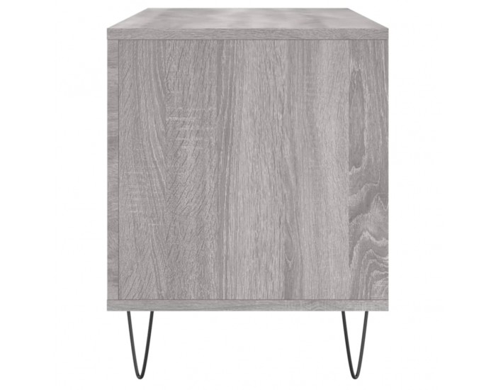 Sonata H Шкаф за винилови плочи сив сонома 100x38x48 см инженерно дърво