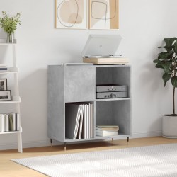 Sonata H Шкаф за грамофонни плочи сив 84,5x38x89 см инженерно дърво - ТВ шкафове
