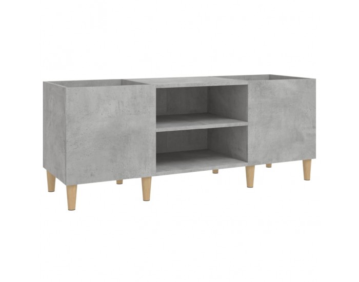 Sonata H Шкаф за грамофонни плочи сив 121x38x48 см инженерно дърво