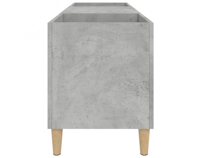 Sonata H Шкаф за грамофонни плочи сив 121x38x48 см инженерно дърво