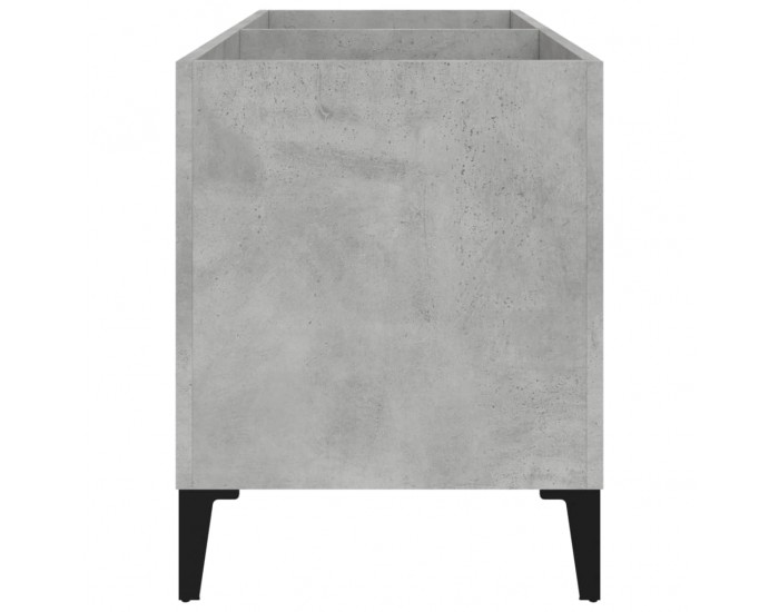 Sonata H Шкаф за грамофонни плочи сив 74,5x38x48 см инженерно дърво