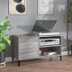 Sonata H Шкаф за винилови плочи сив сонома 84,5x38x48 см инженерно дърво Sonata H Шкаф за винилови плочи сив сонома 84,5x38x48 см инженерно дърво