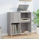Sonata H Шкаф за винилови плочи сив сонома 84,5x38x89 см инженерно дърво Sonata H Шкаф за винилови плочи сив сонома 84,5x38x89 см инженерно дърво