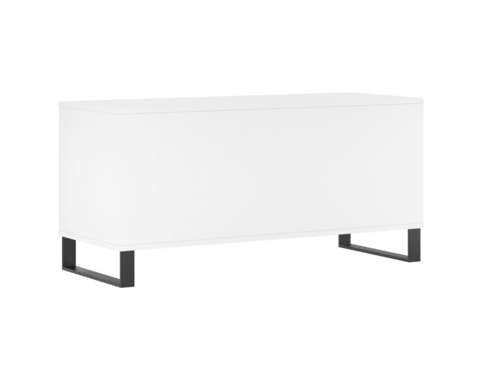 Sonata H Шкаф за грамофонни плочи бял 100x38x48 см инженерно дърво Sonata H Шкаф за грамофонни плочи бял 100x38x48 см инженерно дърво