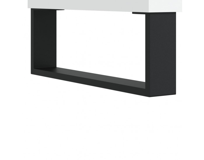 Sonata H Шкаф за грамофонни плочи бял 100x38x48 см инженерно дърво Sonata H Шкаф за грамофонни плочи бял 100x38x48 см инженерно дърво