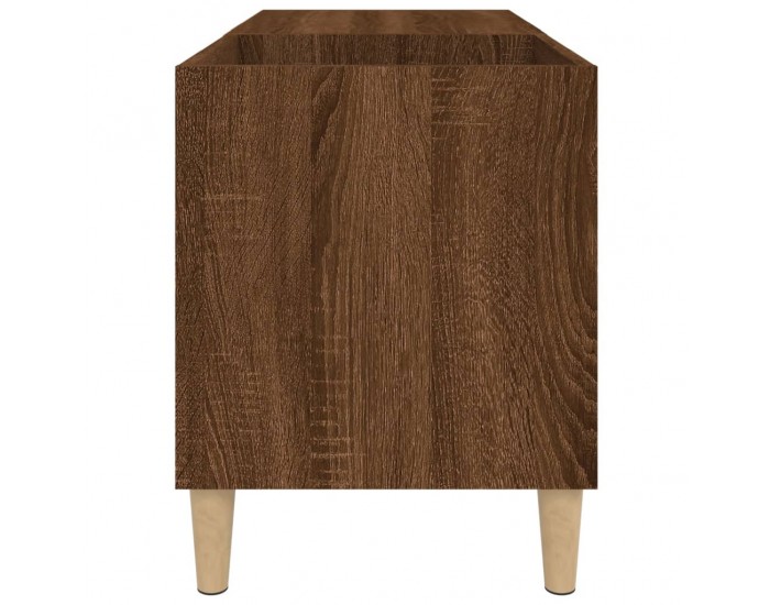 Sonata H Шкаф за винилови плочи кафяв дъб 84,5x38x48 см инженерно дърво