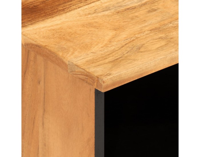 Sonata H ТВ шкаф, 100x34x46 см, масивно акациево дърво