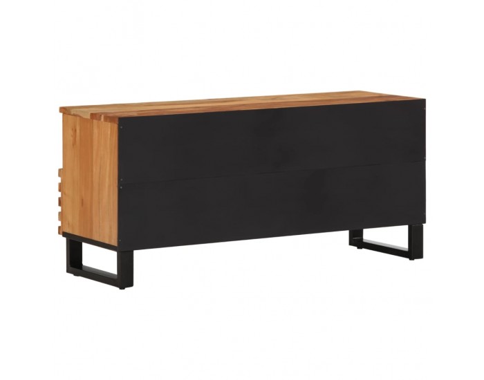 Sonata H ТВ шкаф, 100x34x46 см, масивно акациево дърво