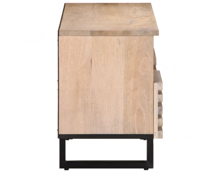 Sonata H ТВ шкаф, 100x34x46 см, мангово дърво масив