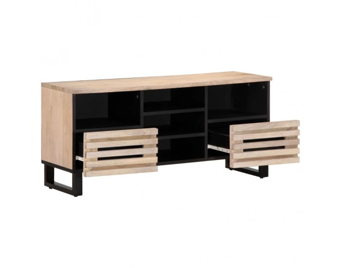 Sonata H ТВ шкаф, 100x34x46 см, мангово дърво масив