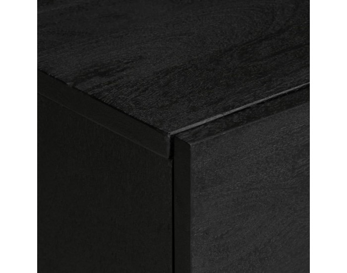 Sonata H ТВ шкаф, черен, 105x33x46 см, инженерно дърво