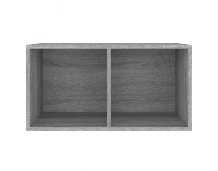 Sonata H Шкаф за винилови плочи сив сонома 71x34x36 см инженерно дърво