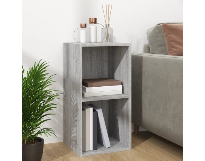 Sonata H Шкаф за винилови плочи сив сонома 71x34x36 см инженерно дърво