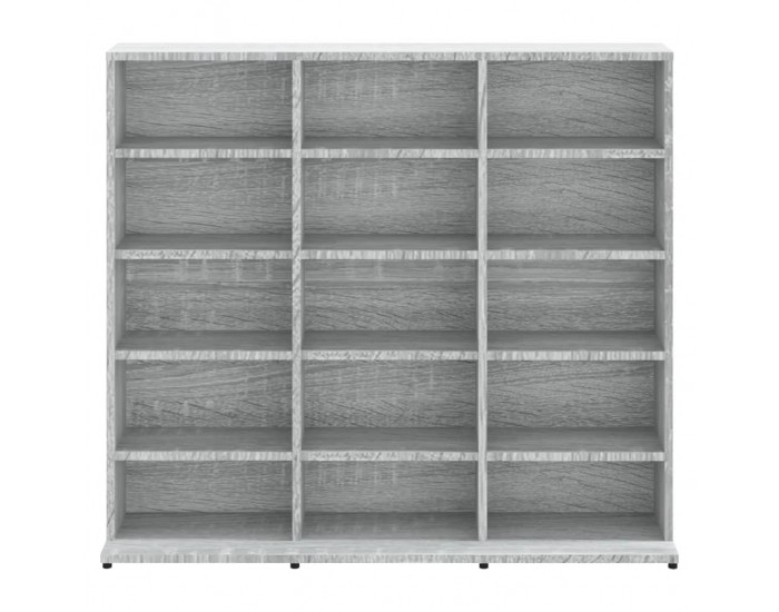 Sonata H Етажерка за дискове сив сонома 102x23x89,5 см инженерно дърво Sonata H Етажерка за дискове сив сонома 102x23x89,5 см инженерно дърво