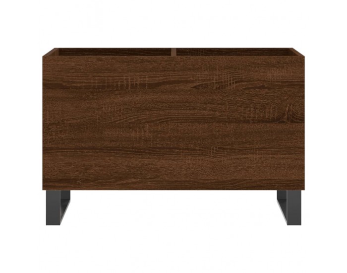 Sonata H Шкаф за винилови плочи кафяв дъб 74,5x38x48 см инженерно дърво