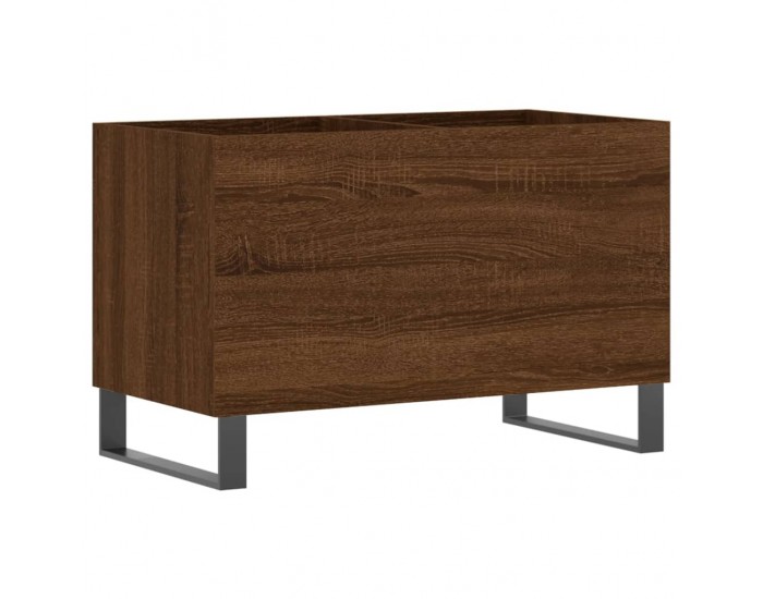 Sonata H Шкаф за винилови плочи кафяв дъб 74,5x38x48 см инженерно дърво