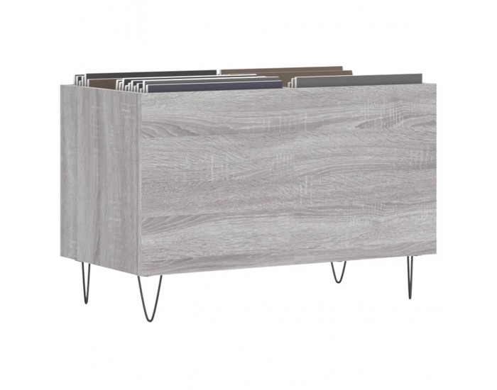 Sonata H Шкаф за винилови плочи сив сонома 74,5x38x48 см инженерно дърво