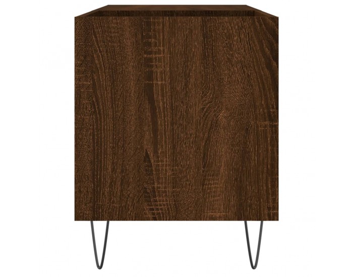 Sonata H Шкаф за винилови плочи кафяв дъб 85x38x48 см инженерно дърво