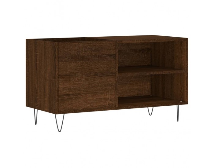 Sonata H Шкаф за винилови плочи кафяв дъб 85x38x48 см инженерно дърво
