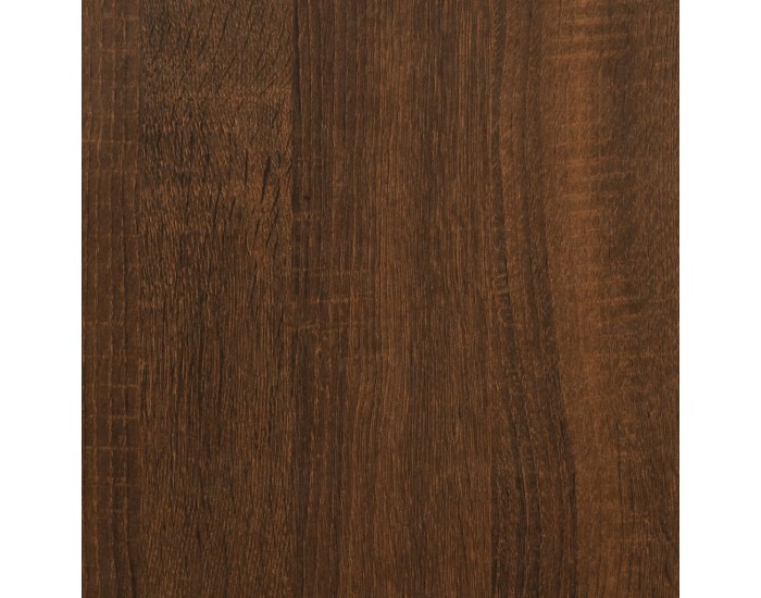 Sonata H Шкаф за винилови плочи кафяв дъб 85x38x48 см инженерно дърво